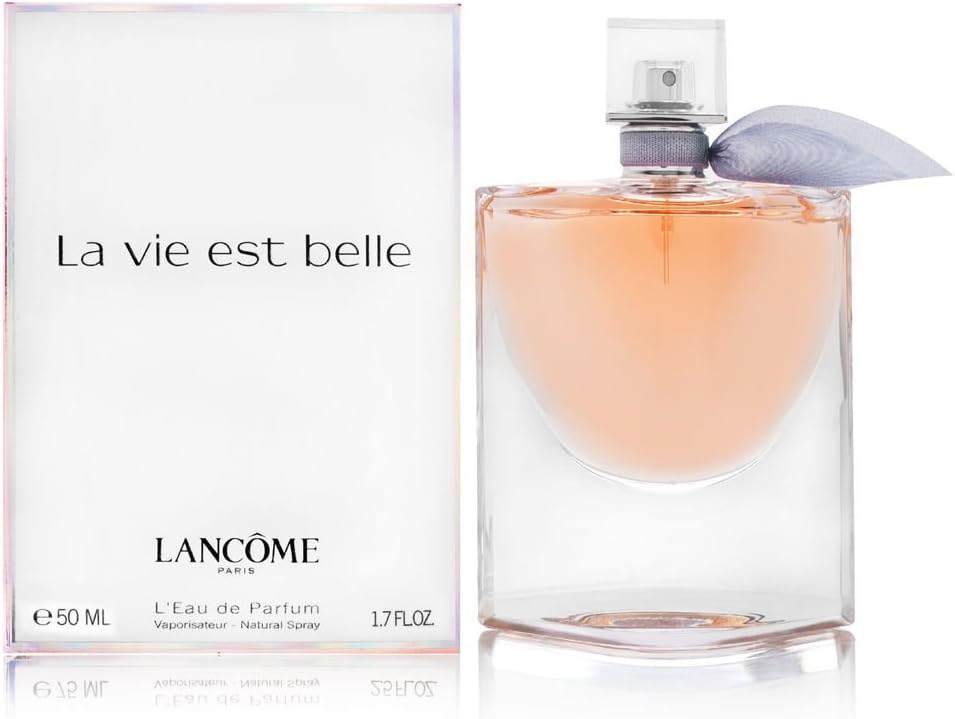 La Vie est Belle de Lancôme : un parfum floral fruité, avec des notes de fleur d&rsquo;oranger, de jasmin et de vanille, idéal pour toutes les occasions.