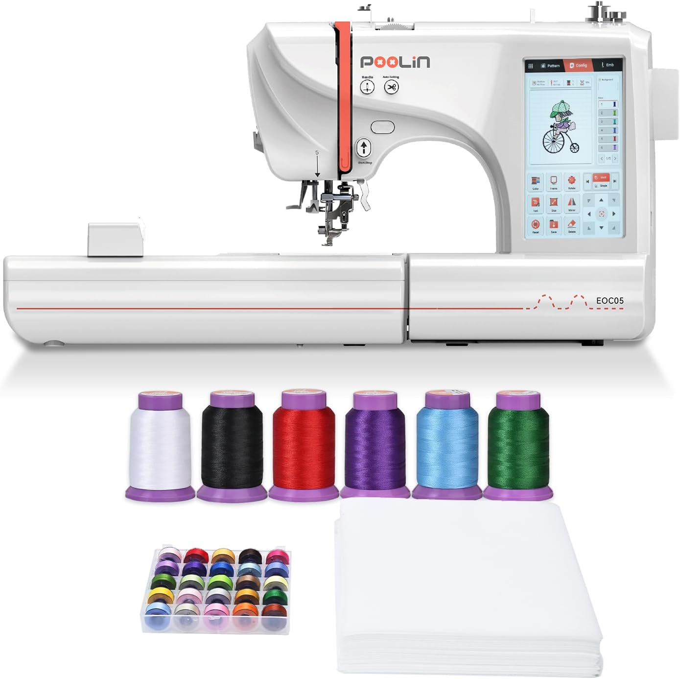 Poolin Computerized Embroidery Machine for Clothing
