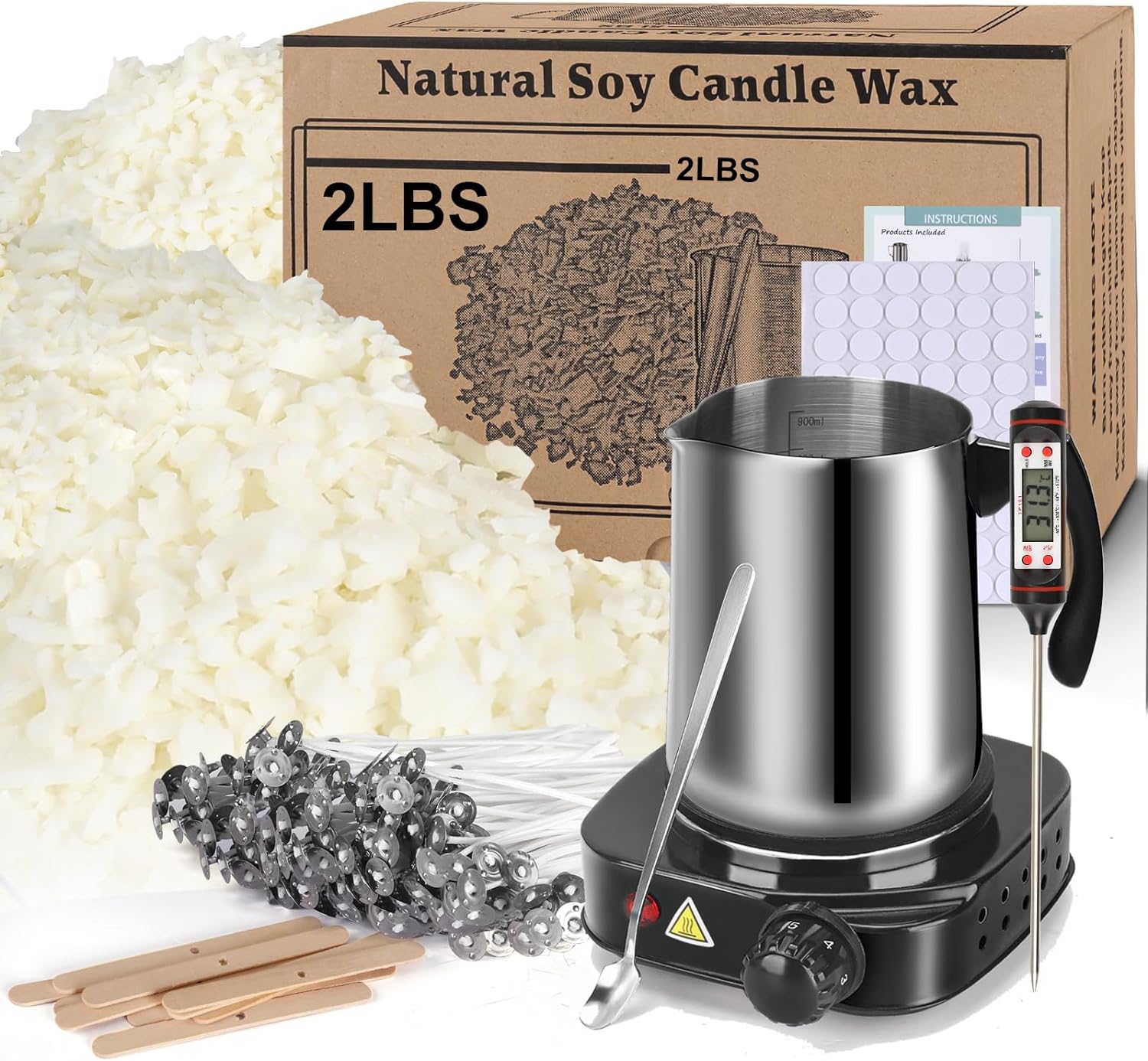 Haccah Soy Wax Candle Making Kit