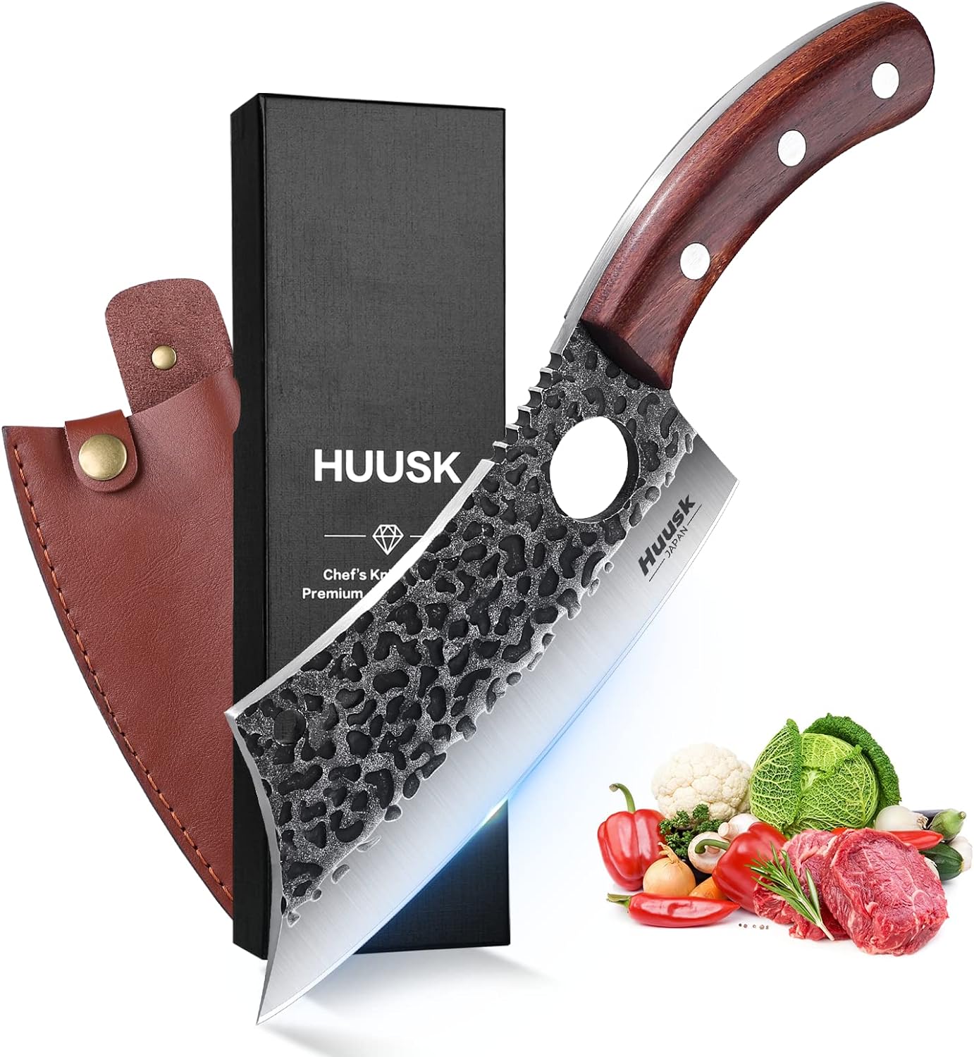 Huusk Japan Knives, Viking Knife with Sheath