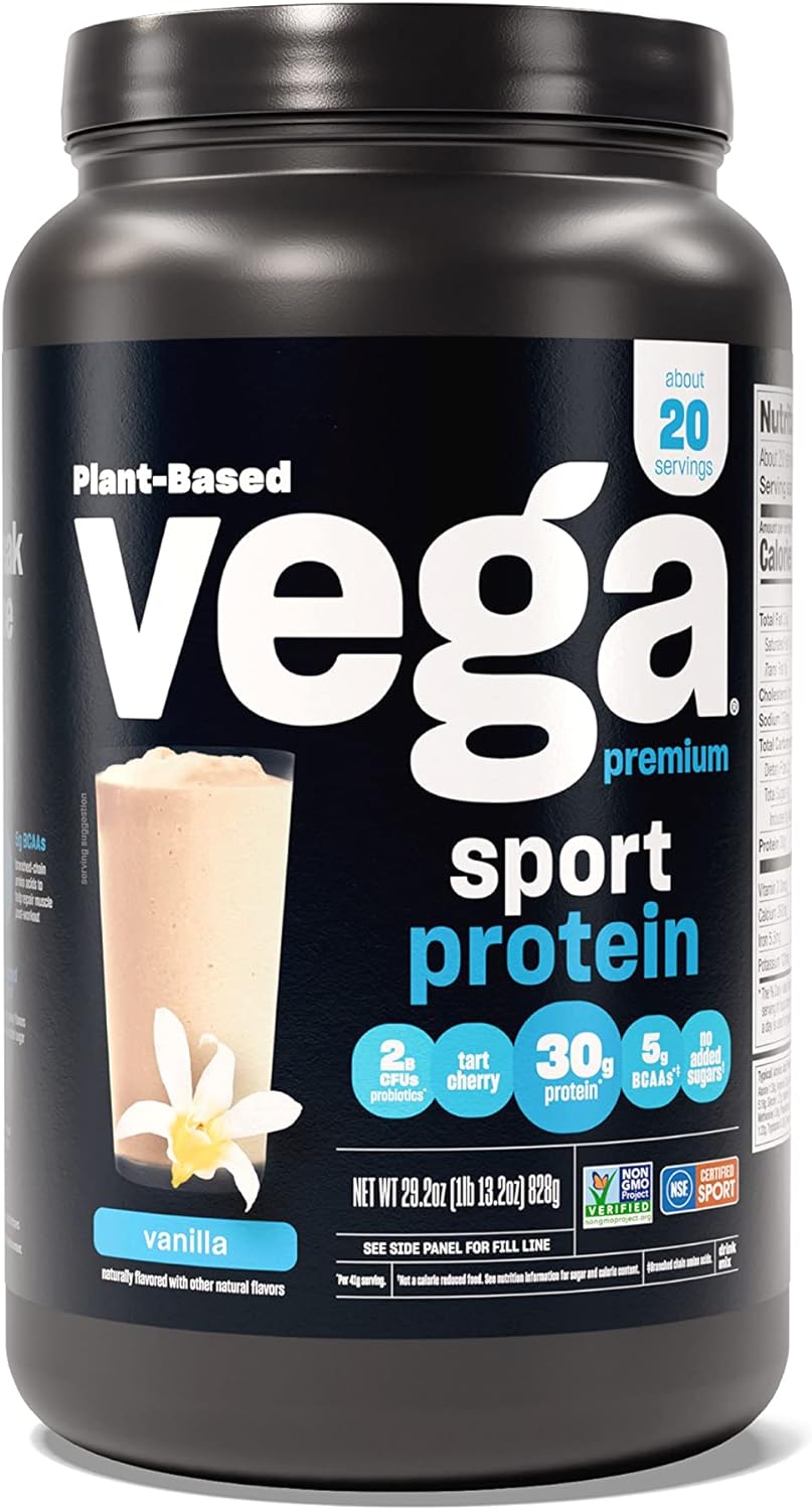 Vega Premium Sport Protein Vanilla Protein Powder